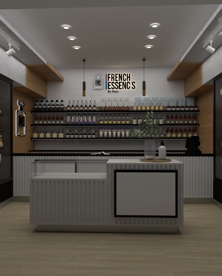 French Essenc’s Plaza Vea, counter de venta